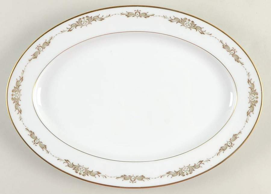 Wakefield 14" Oval Serving Platter by Wyndham-1