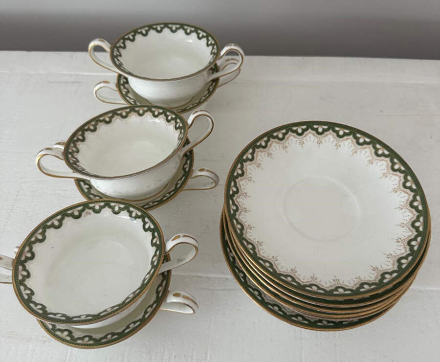 X4804 Footed Cup & Saucer Set by Wedgwood-1