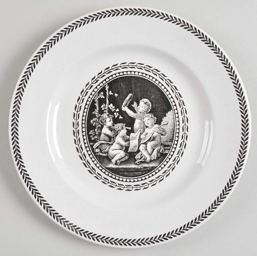 Cipriani Black Salad Plate by Wedgwood-1