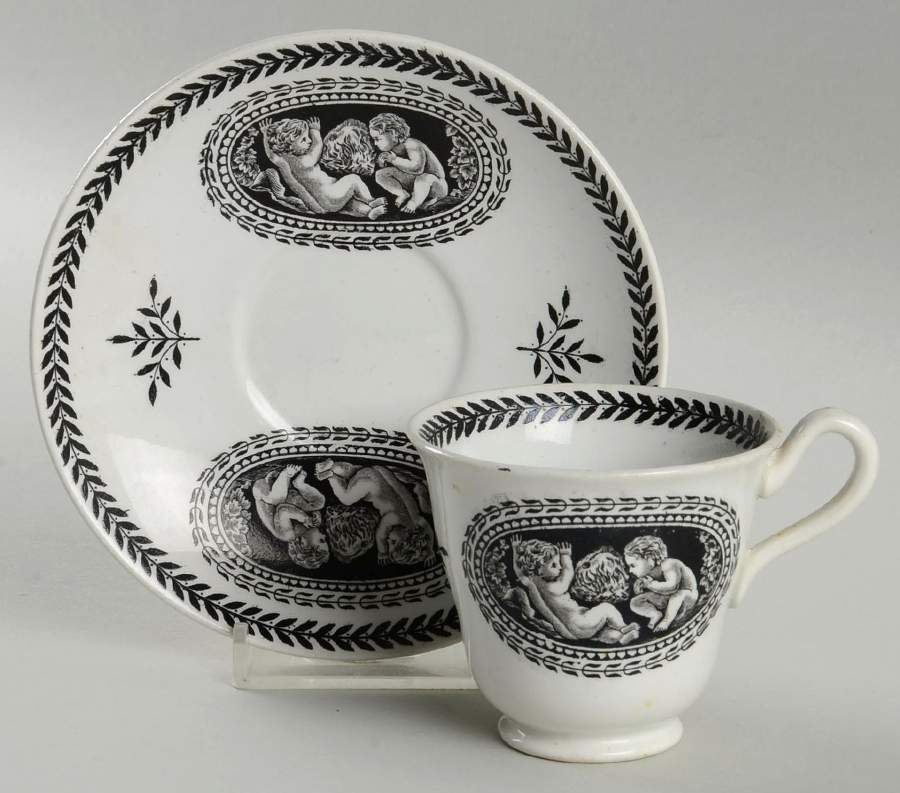 Cipriani Black Footed Demitasse Cup & Saucer Set by Wedgwood-1