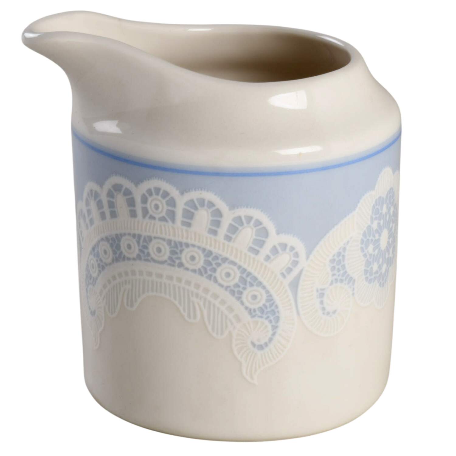 Queen Anne's Lace Blue Creamer by Westbury Court-1