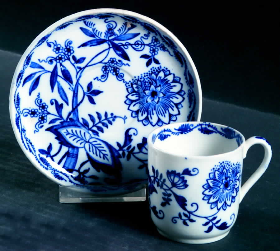 Onion Flat Demitasse Cup & Saucer Set by Wedgwood-1