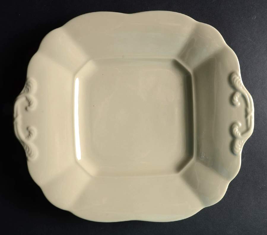 Drabware (Newer) Square Handled Cake Plate by Wedgwood-1