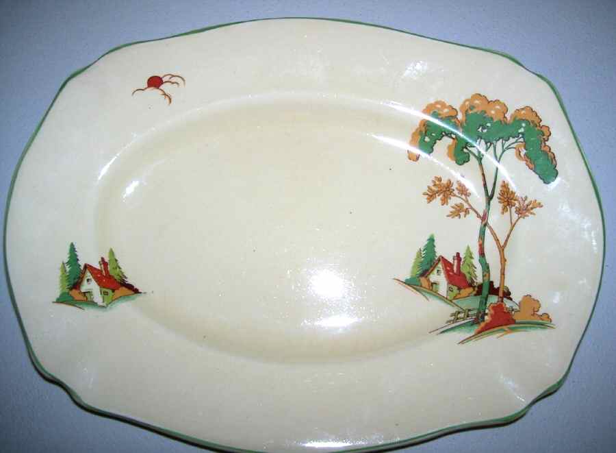 Snow White 11" Oval Serving Platter by Arthur J Wilkinson-1