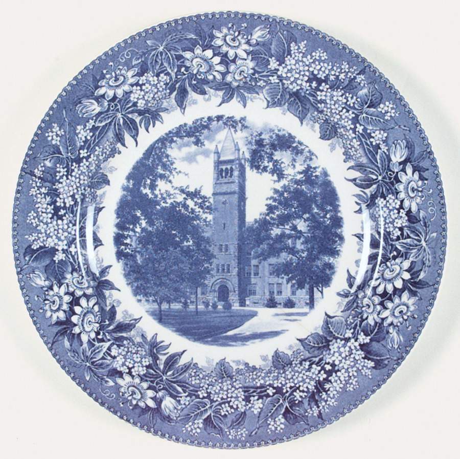 Gettysburg College Blue Dinner Plate by Wedgwood-1