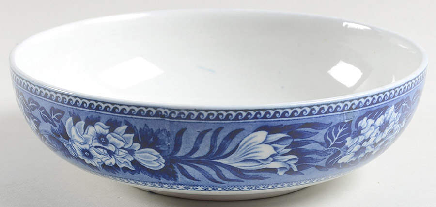 Fallow Deer Blue (No Trim) 2-Piece Soap Dish Bowl by Wedgwood-1