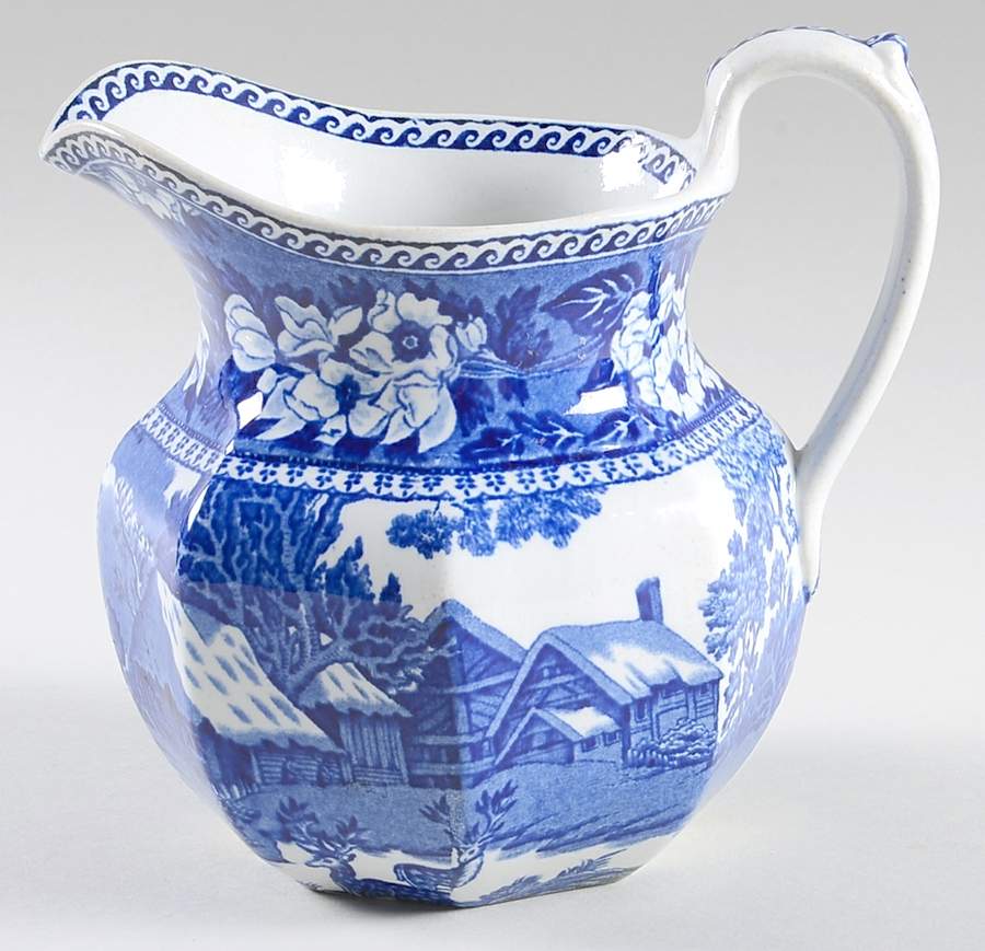 Fallow Deer Blue (No Trim) 22 Oz Pitcher by Wedgwood-1