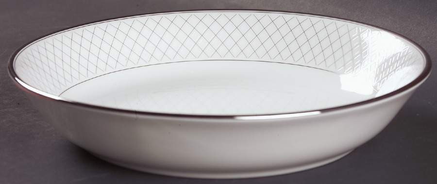 Crosshaven Platinum 7" Individual Pasta Bowl by Waterford China-1