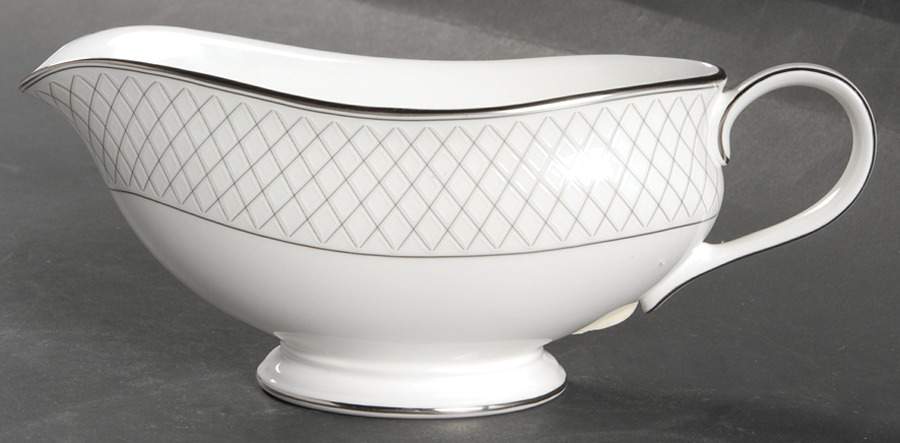 Crosshaven Platinum Gravy Boat by Waterford China-1