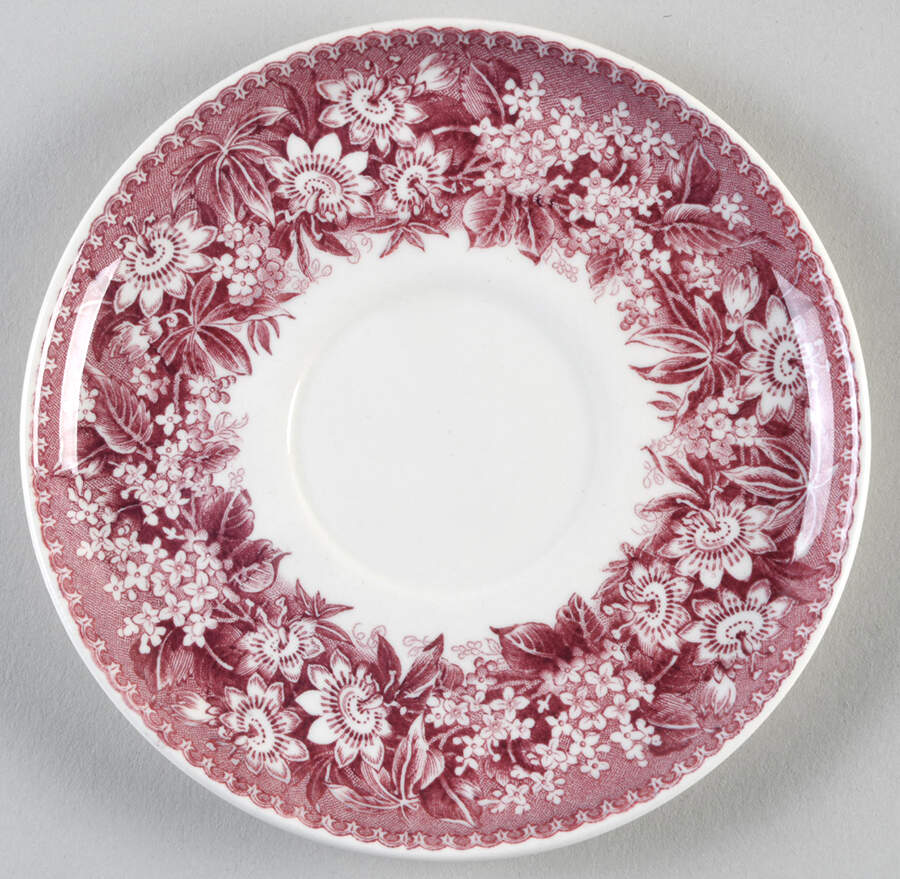 Longwood College Mulberry Saucer for Demitasse Cup by Wedgwood-1