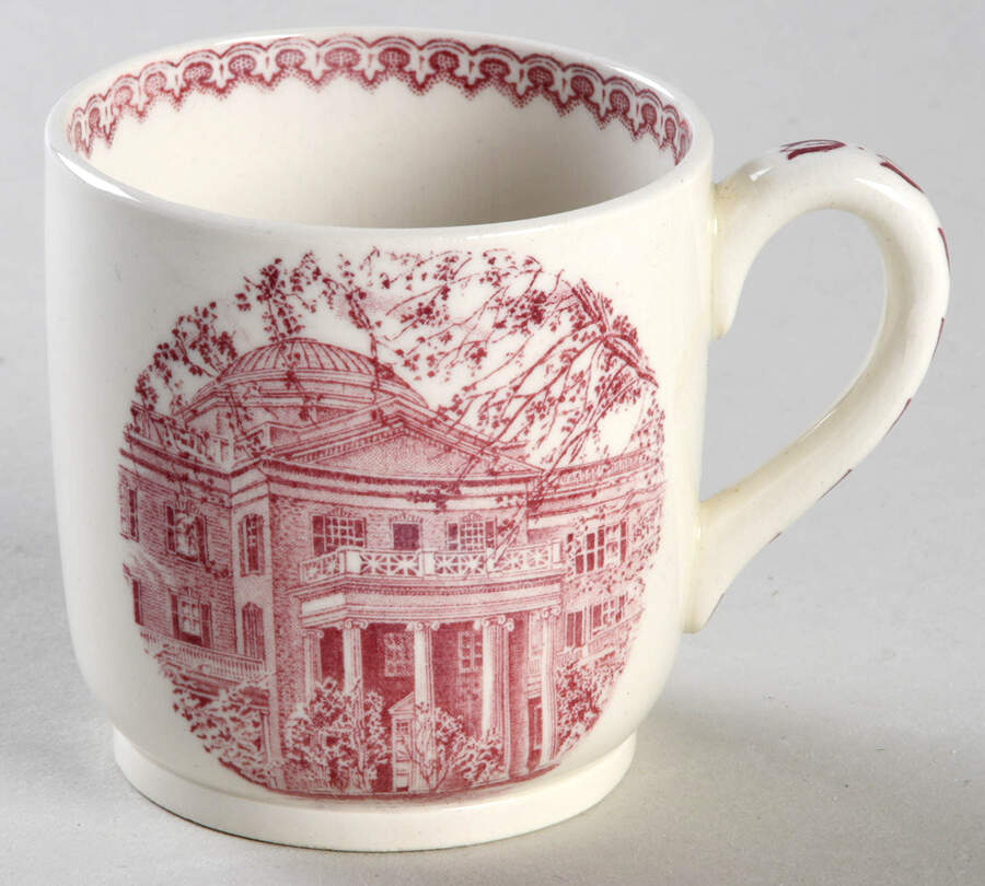 Longwood College Mulberry Flat Demitasse Cup by Wedgwood-1