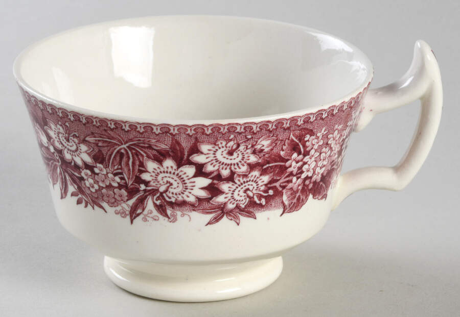 Longwood College Mulberry Footed Cup by Wedgwood-1
