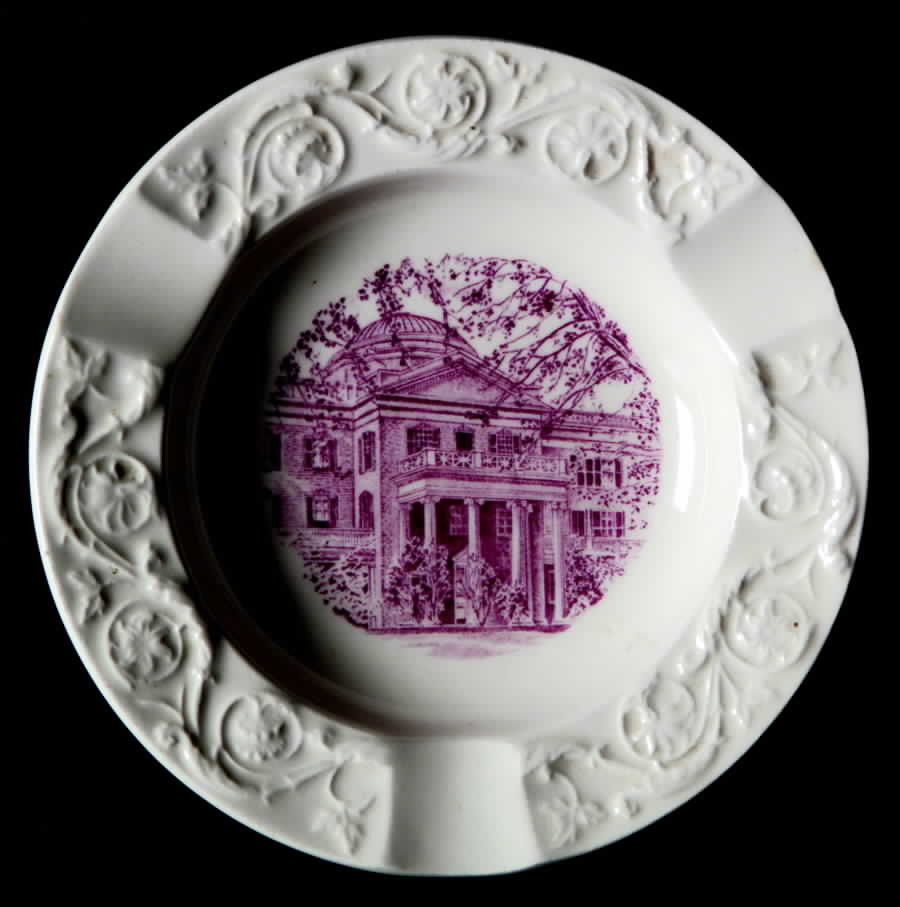 Longwood College Mulberry Small Ashtray by Wedgwood-1