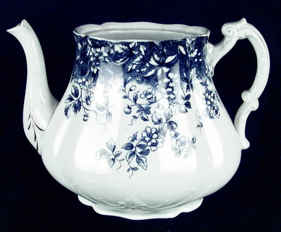 Sunbeam Blue Teapot No Lid by Arthur J Wilkinson-1
