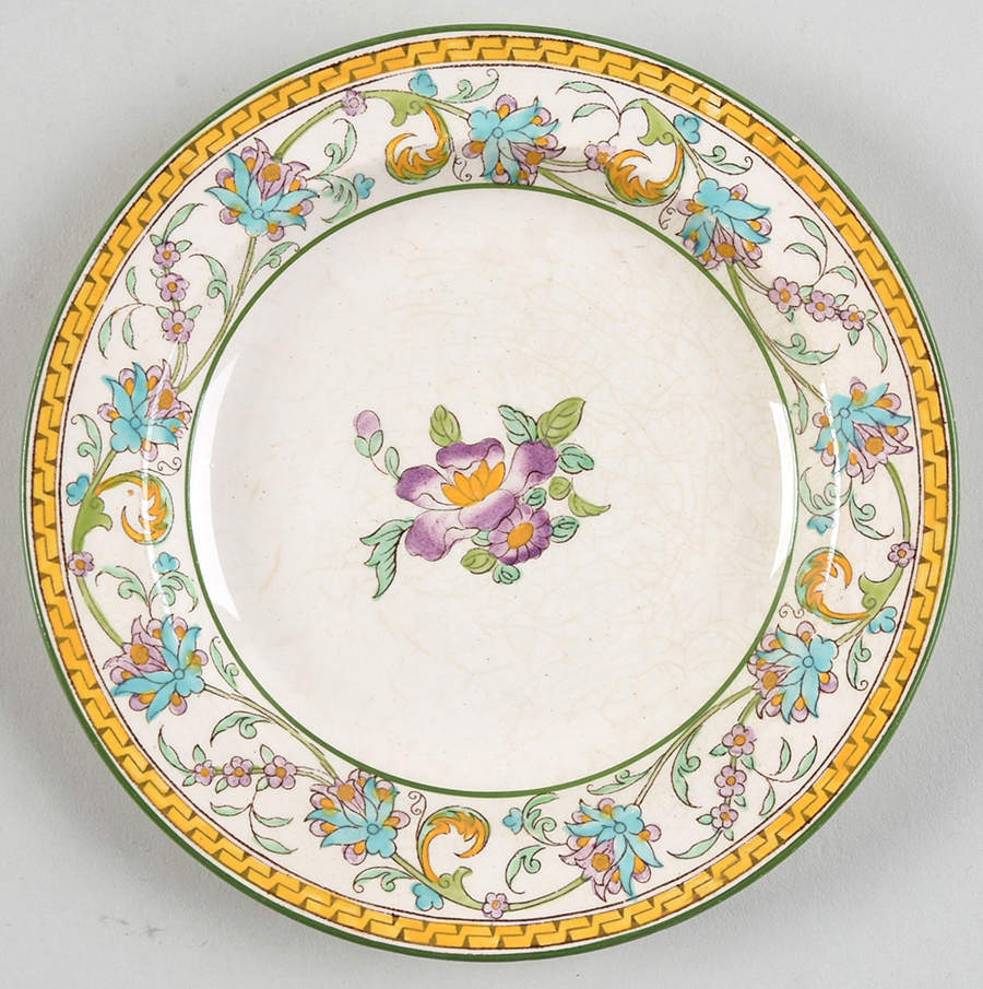 Shah & Chinese Sprigs Bread & Butter Plate by Wedgwood-1
