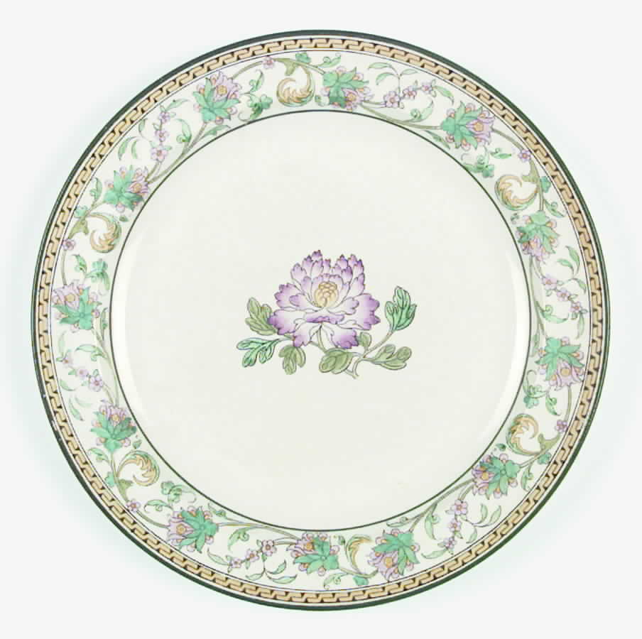 Shah & Chinese Sprigs Dinner Plate by Wedgwood-1