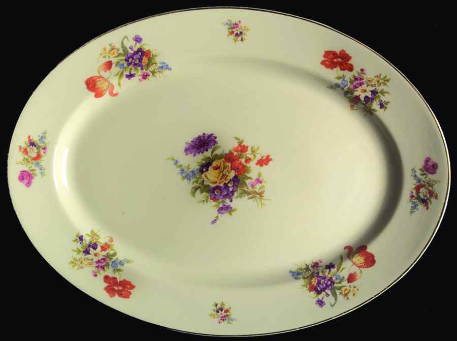 AB9404 14" Oval Serving Platter by Warwick-1