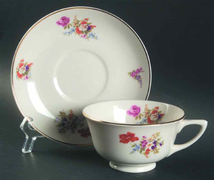 AB9404 Footed Cup & Saucer Set by Warwick-1