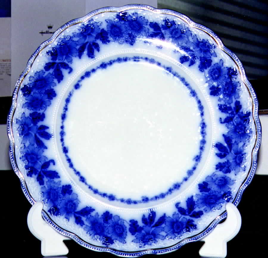 Sevres Blue Dinner Plate by Wood & Sons-1