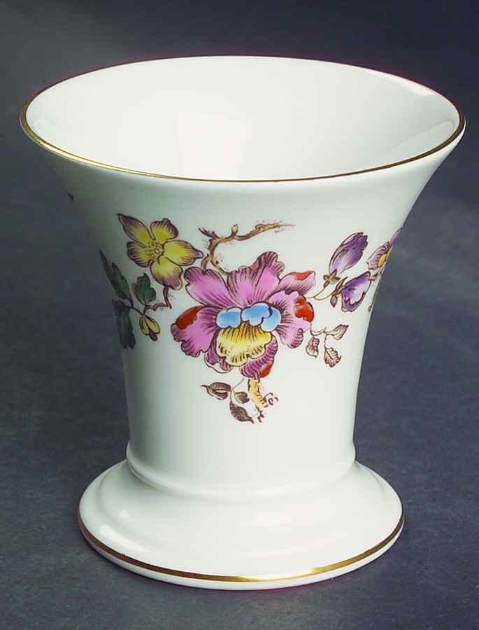 Swallow (No Design Edge, Gold Trim) Posey Pot by Wedgwood-1