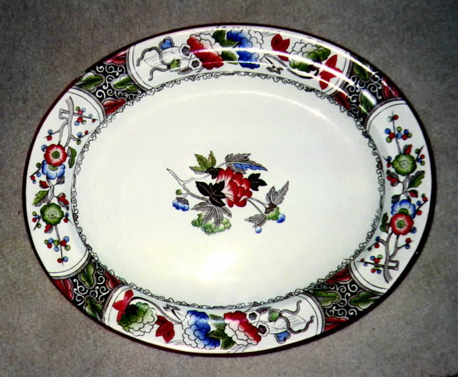 Burmah 12" Oval Serving Platter by Wedgwood-1