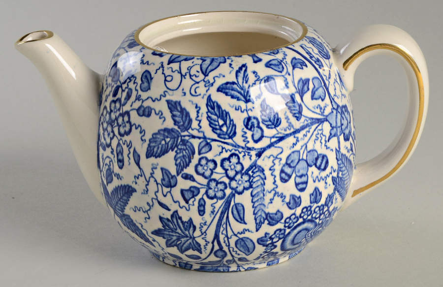 Manila Blue Mini Teapot No Lid by Waechtersbach-1
