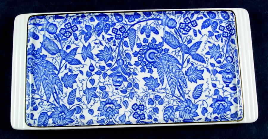 Manila Blue Large Sandwich Tray by Waechtersbach-1