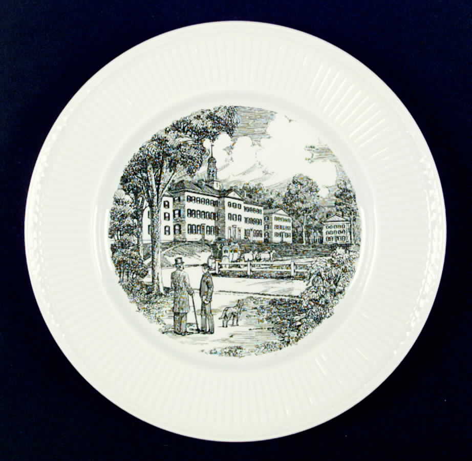 Dartmouth College Green (Edme) Dinner Plate by Wedgwood-1