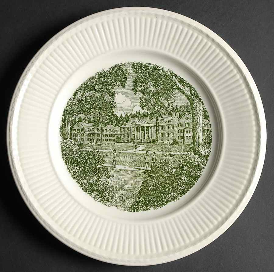 Dartmouth College Green (Edme) Dinner Plate by Wedgwood-1