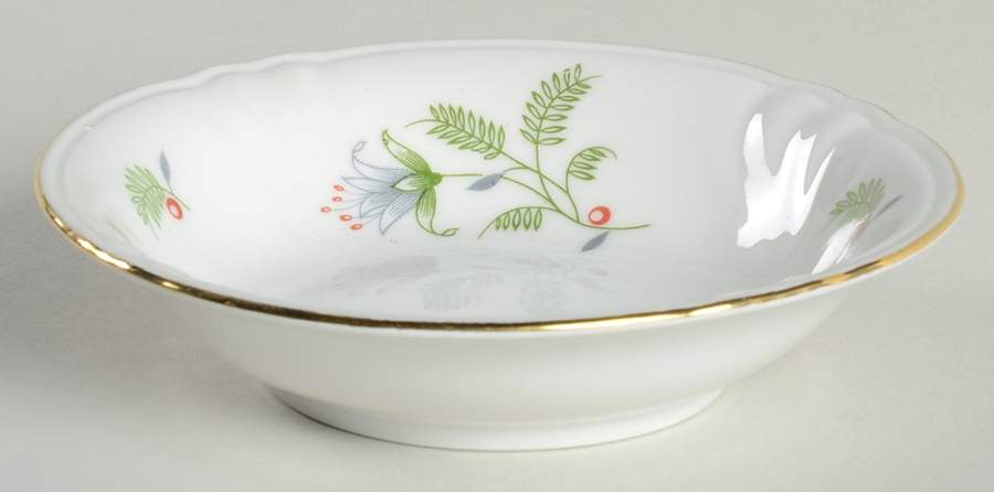 B. Fern (Swirl Rim) Fruit/Dessert (Sauce) Bowl by Winterling - Bavaria-1