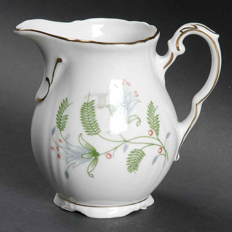 B. Fern (Swirl Rim) Creamer by Winterling - Bavaria-1