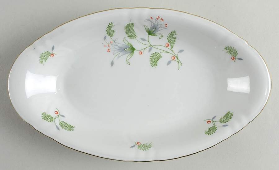 B. Fern (Swirl Rim) Relish by Winterling - Bavaria-1