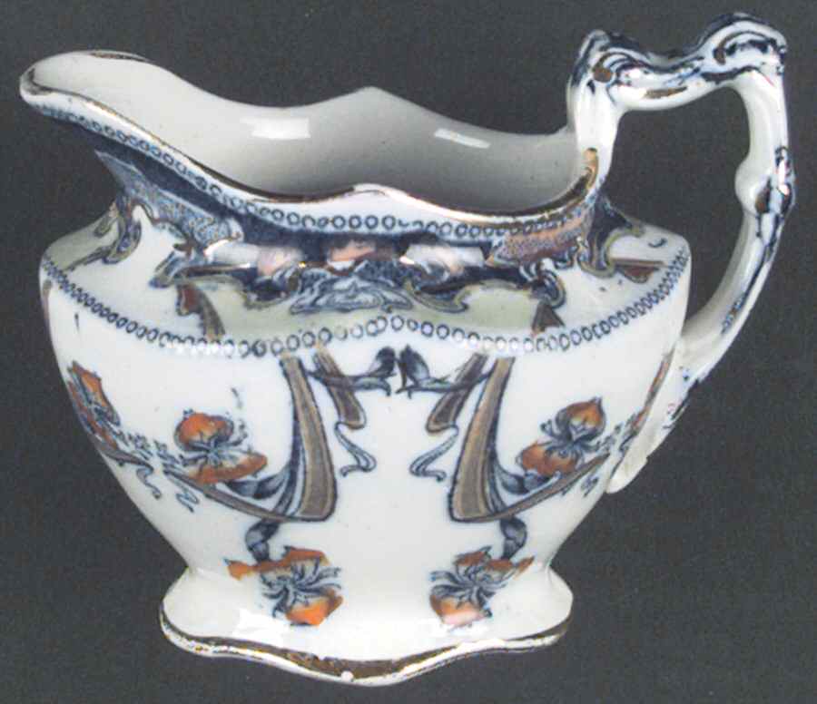 Iris Blue Multicolor Creamer by Arthur J Wilkinson-1