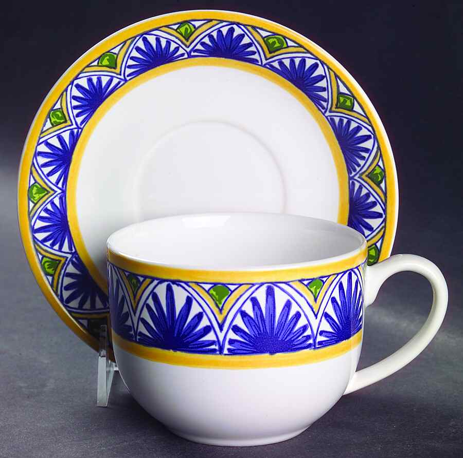 Portofino Flat Cup & Saucer Set by Williams-Sonoma-1