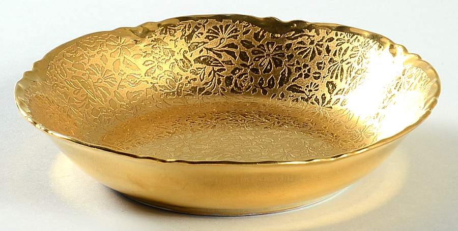 Doves, Roses and Daisies Fruit/Dessert (Sauce) Bowl by Wheeling Decorating-1