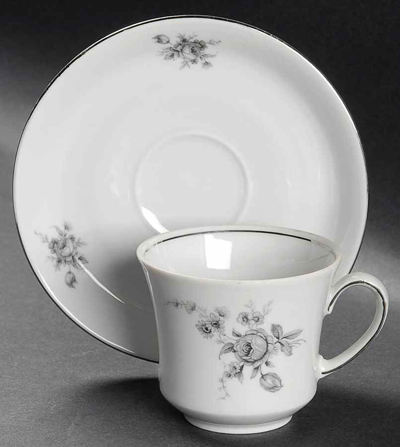 WIG317 Flat Cup & Saucer Set by Winterling - Bavaria-1