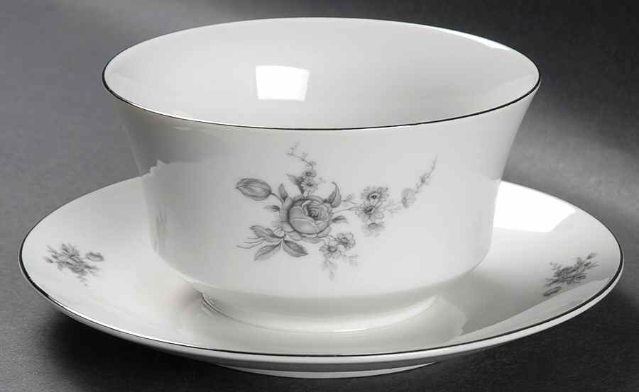 WIG317 Gravy Boat with Attached Underplate by Winterling - Bavaria-1