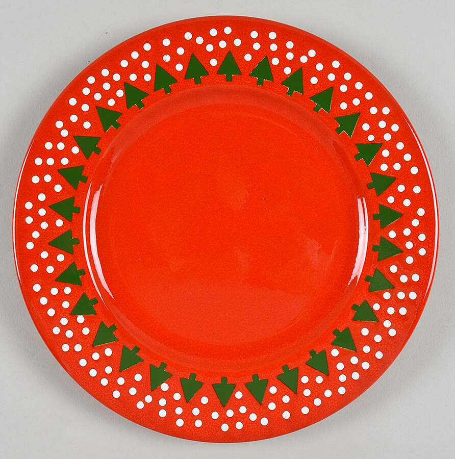 Snowflake Salad Plate by Waechtersbach-1