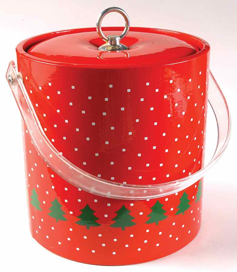 Snowflake Plastic Ice Bucket & Lid by Waechtersbach-1