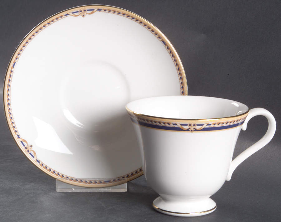 Monaco Footed Cup & Saucer Set by Wedgwood-1
