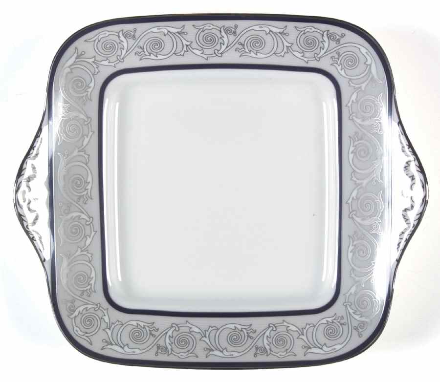 Seville Square Handled Cake Plate by Wedgwood-1