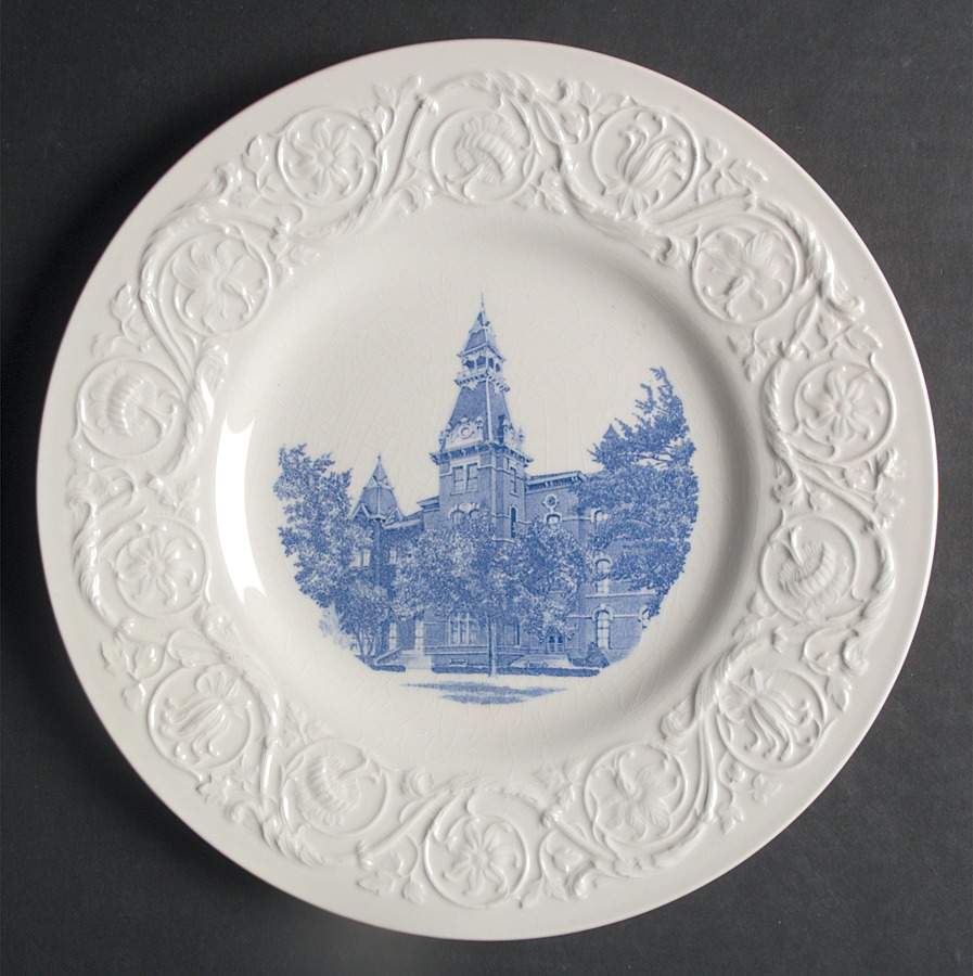 Baylor University Blue Dinner Plate by Wedgwood-1