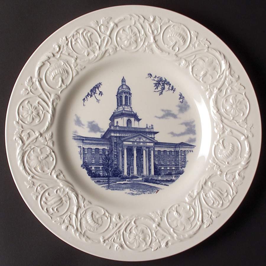 Baylor University Blue Dinner Plate by Wedgwood-1