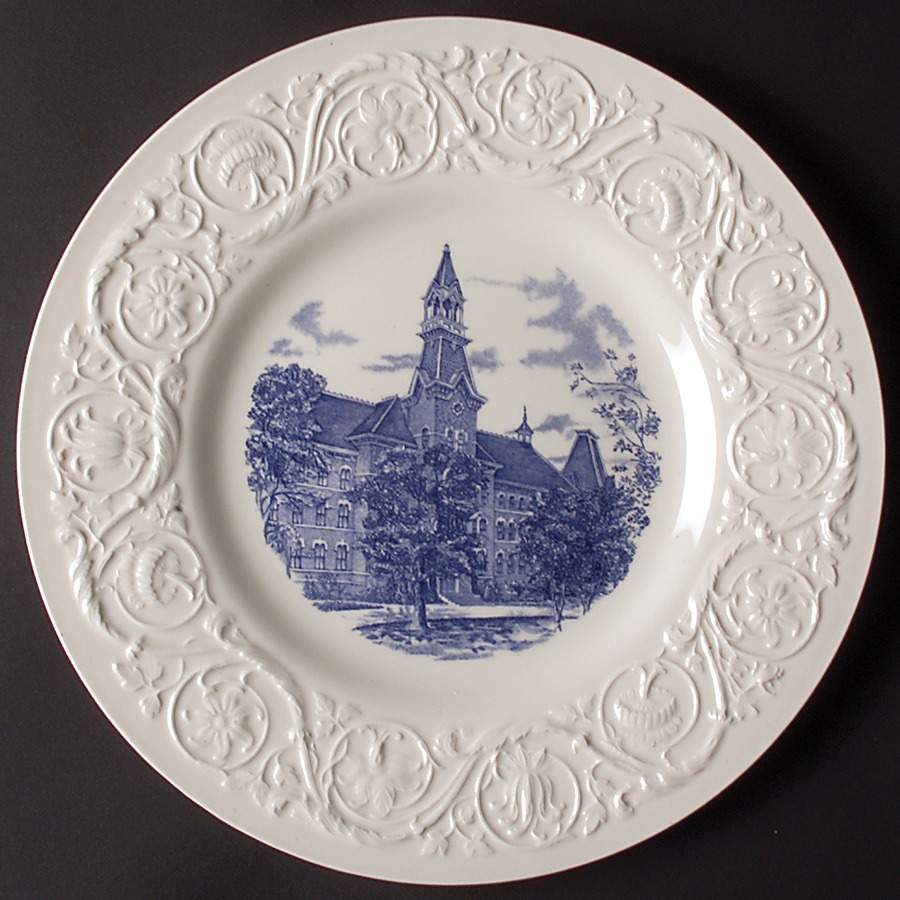 Baylor University Blue Dinner Plate by Wedgwood-1