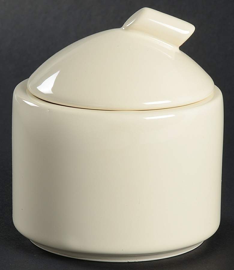 Lifestyle Natural (Cream) Sugar Bowl & Lid by Waechtersbach-1