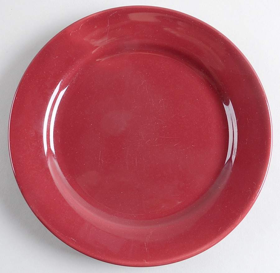Lifestyle Cherry Red Salad Plate by Waechtersbach-1