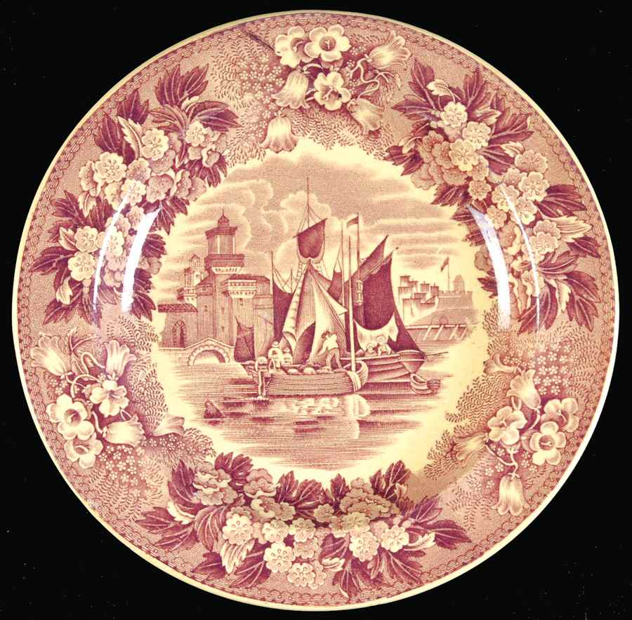 Ferrara Plum (Tan Body, No Trim) Bread & Butter Plate by Wedgwood-1