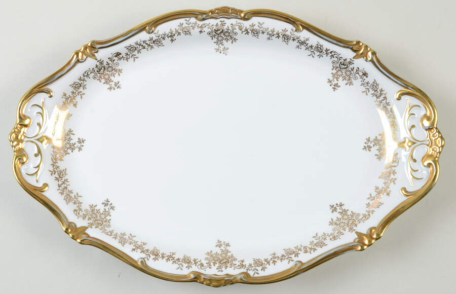 14051 14" Oval Serving Platter by Weimar-1