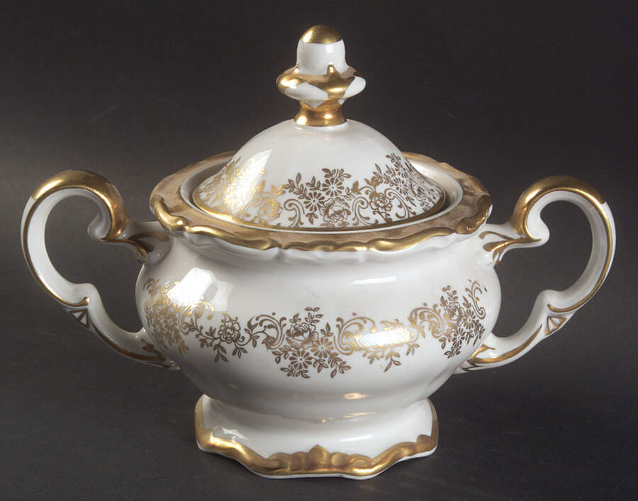 14051 Sugar Bowl & Lid by Weimar-1