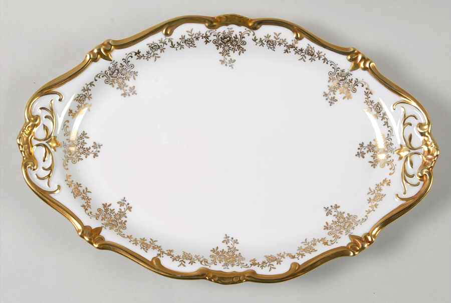 14051 12" Oval Serving Platter by Weimar-1